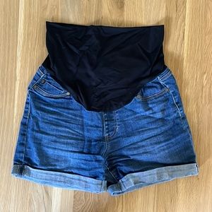 Liverpool maternity jean shorts